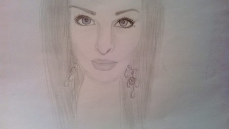 Moja kresba svojej sestry Martinky :)